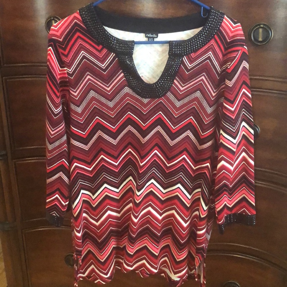 Rafaella chevron top